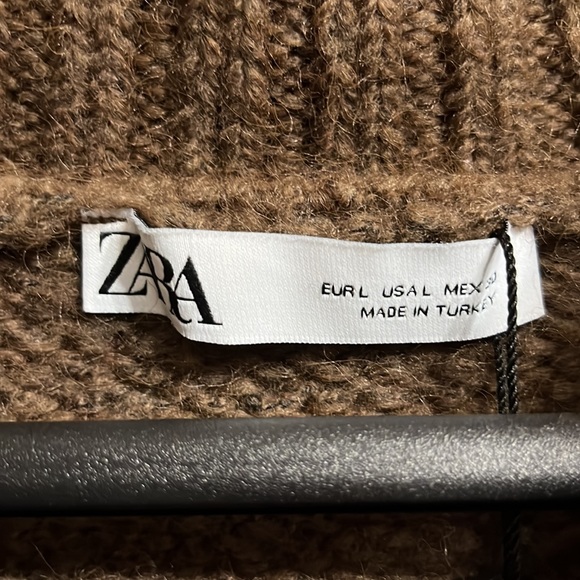 Zara Contrast Topstitching Knit Cardigan - Picture 16 of 16